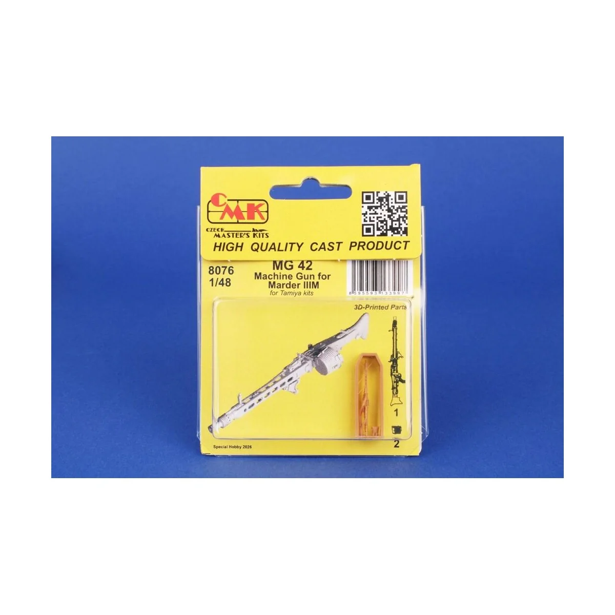 MG 42 Machine Gun for Marder IIIM for Tamiya, 1/48 - CMK 129-8076