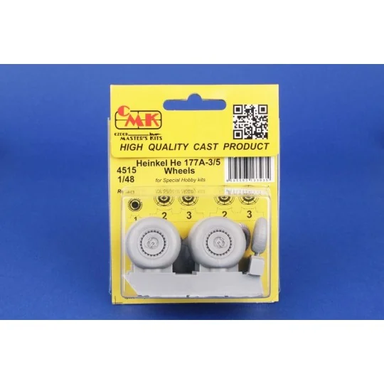 Heinkel He 177A-3/5 Wheels for Special Hobby, 1/48 - CMK 129-4515