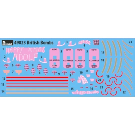 British Bombs, 1/48 - MiniArt 49023