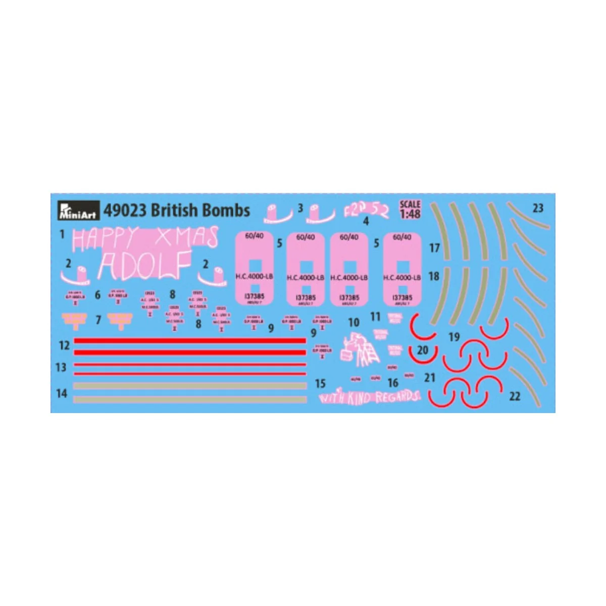 British Bombs, 1/48 - MiniArt 49023