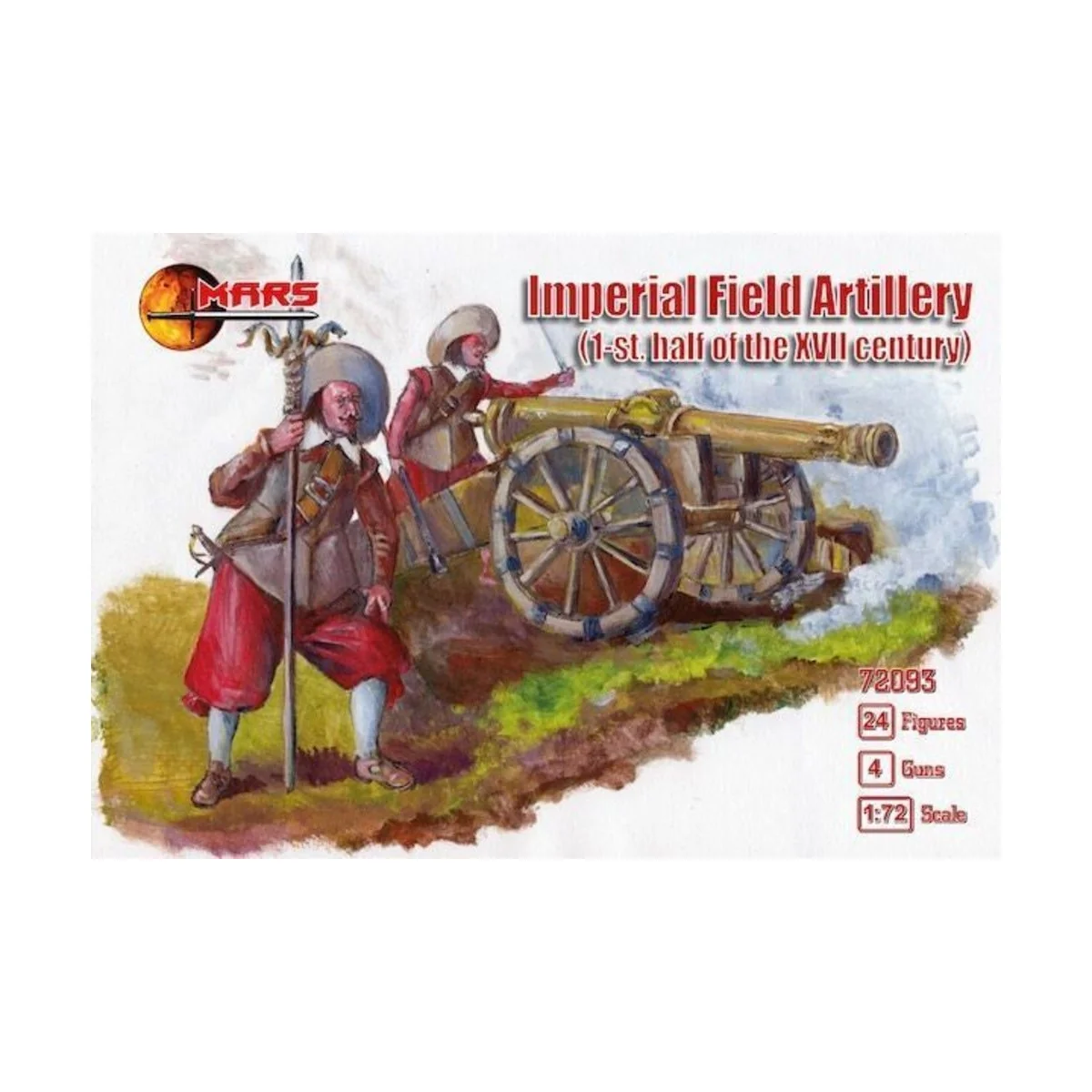 Imperial fiel artillery, XVII century - Mars Figures MS72093
