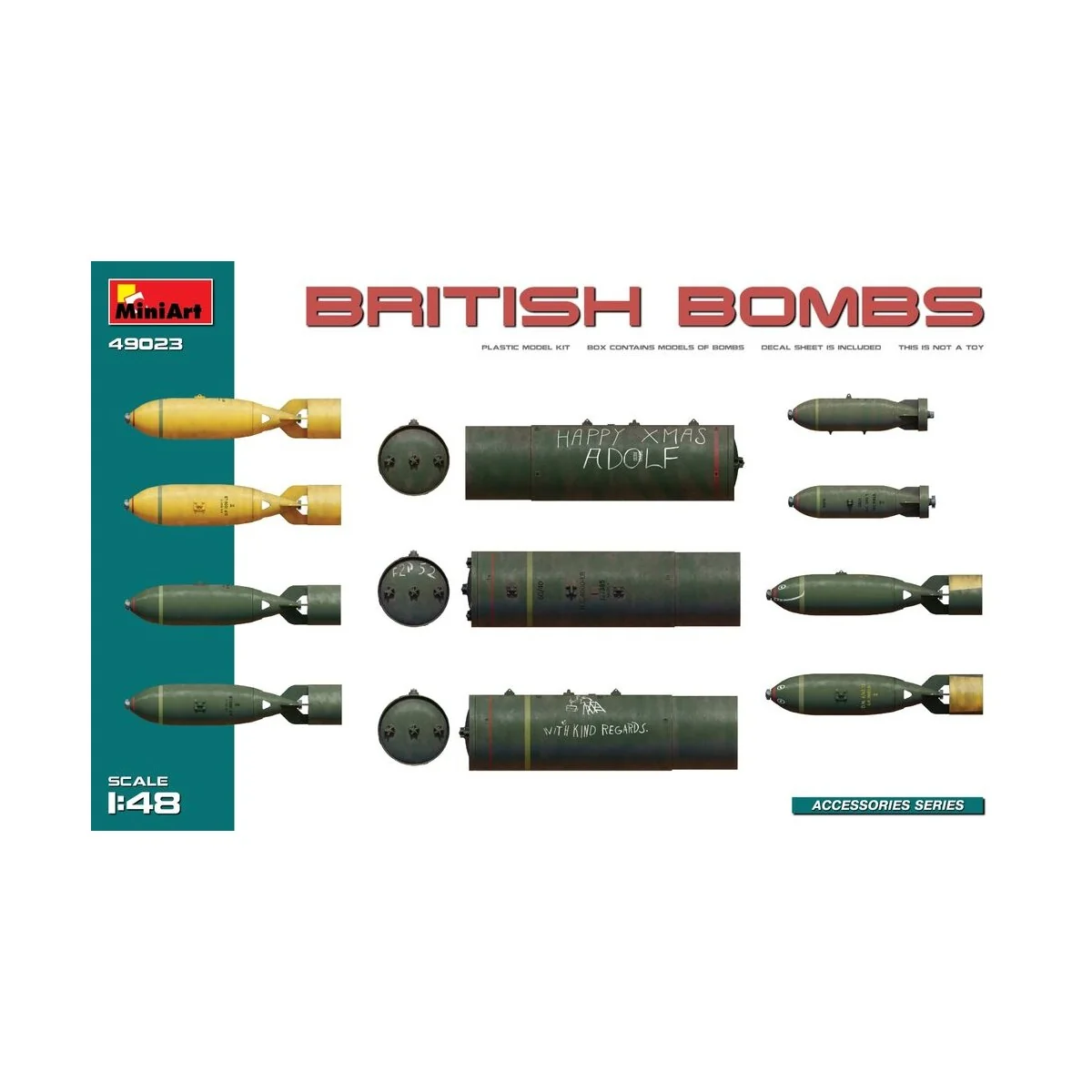 British Bombs, 1/48 - MiniArt 49023