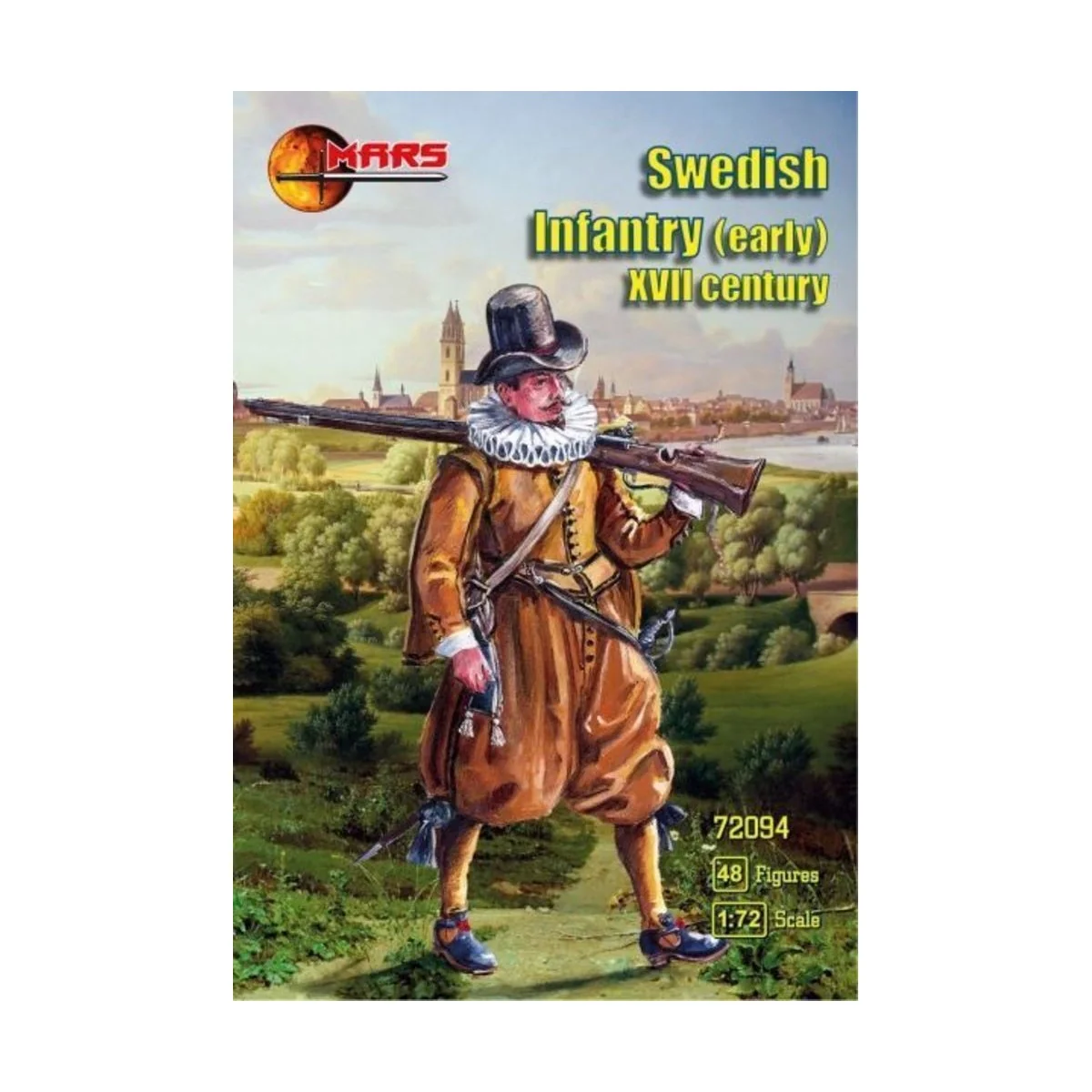 Swedish infantry(early), XVII century, 1/72 - Mars Figures MS72094