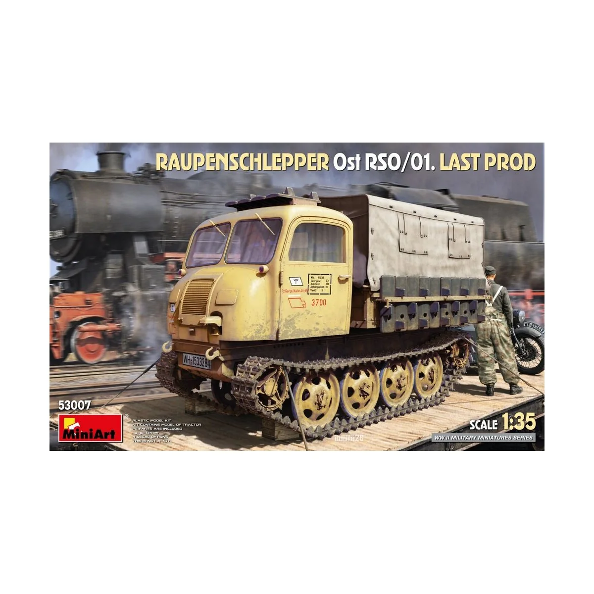 Raupenschlepper Ost RSO/01. Last Prod, 1/35 - MiniArt 53007