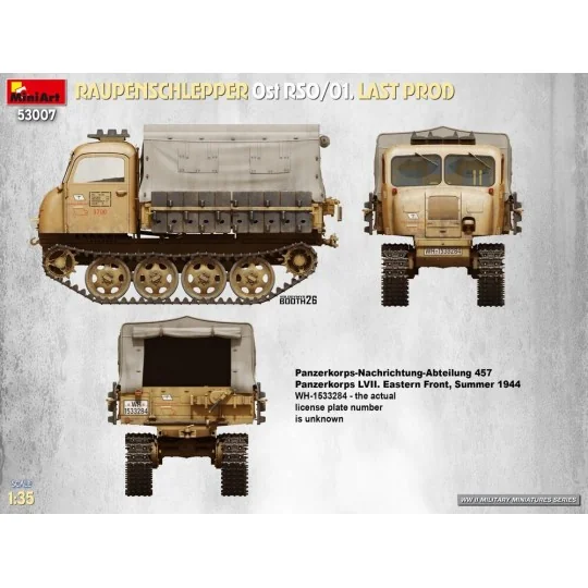 Raupenschlepper Ost RSO/01. Last Prod, 1/35 - MiniArt 53007