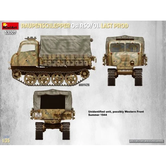 Raupenschlepper Ost RSO/01. Last Prod, 1/35 - MiniArt 53007