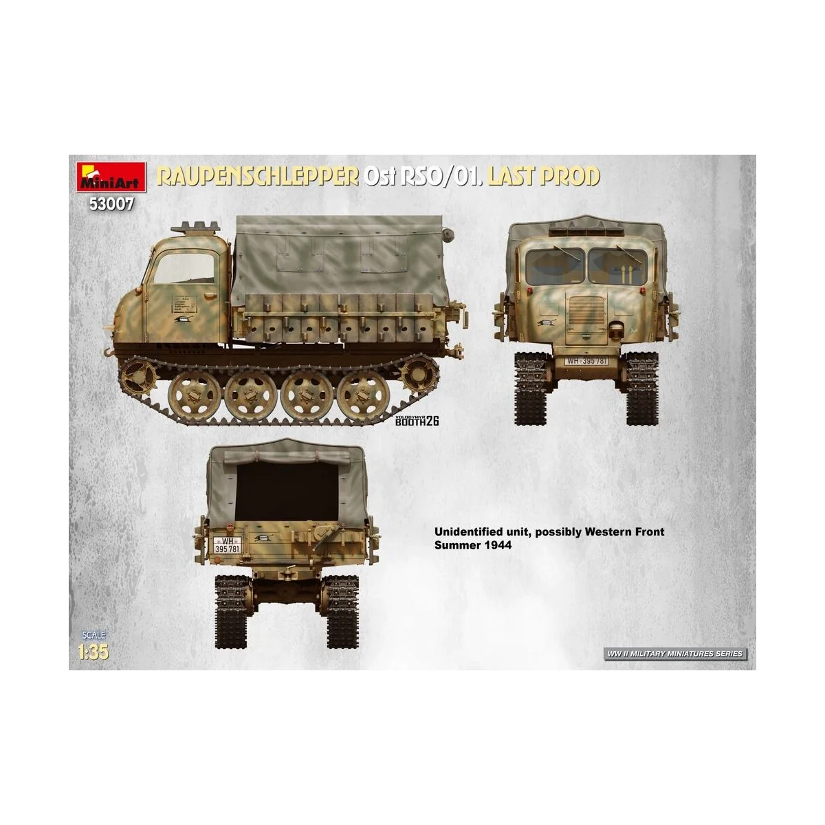 Raupenschlepper Ost RSO/01. Last Prod, 1/35 - MiniArt 53007