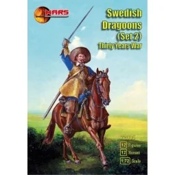 Swedish dragoons,set 2, Thirty Years War - Mars Figures MS72095