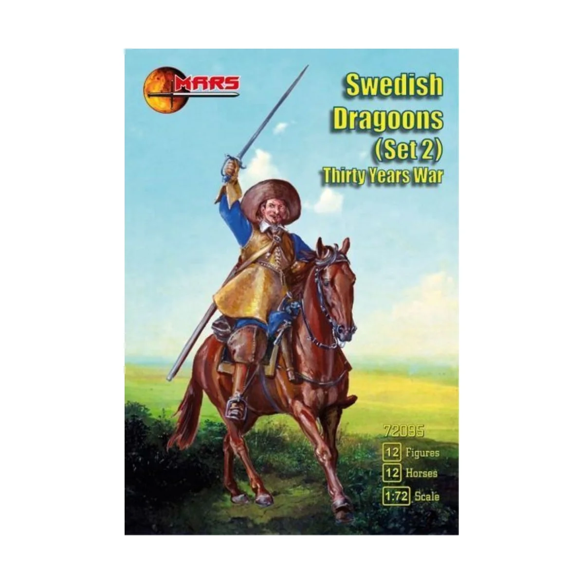 Swedish dragoons,set 2, Thirty Years War - Mars Figures MS72095