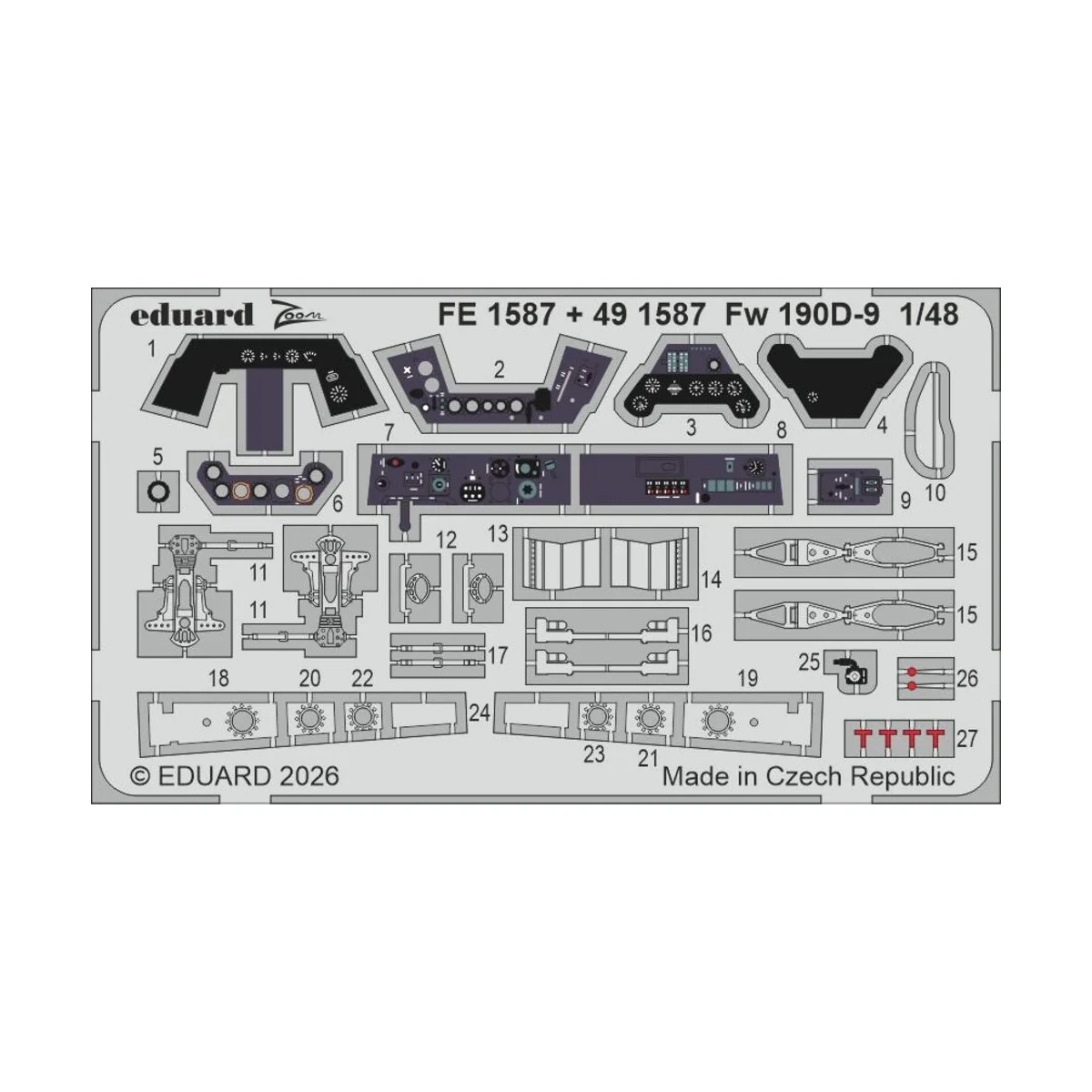 Fw 190D-9 for Miniart, 1/48 - Eduard Accessories FE1587