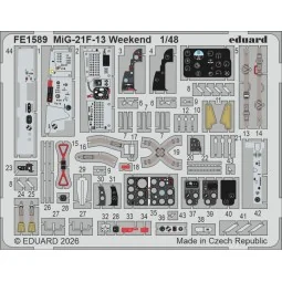 MiG-21F-13 Weekend for Eduard, 1/48 - Eduard Accessories FE1589