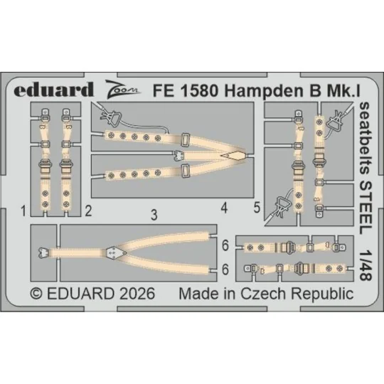 Hampden B Mk.I 1/48 for ICM, 1/48 - Eduard Accessories BIG49475