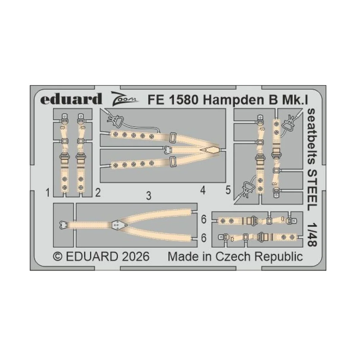 Hampden B Mk.I 1/48 for ICM, 1/48 - Eduard Accessories BIG49475