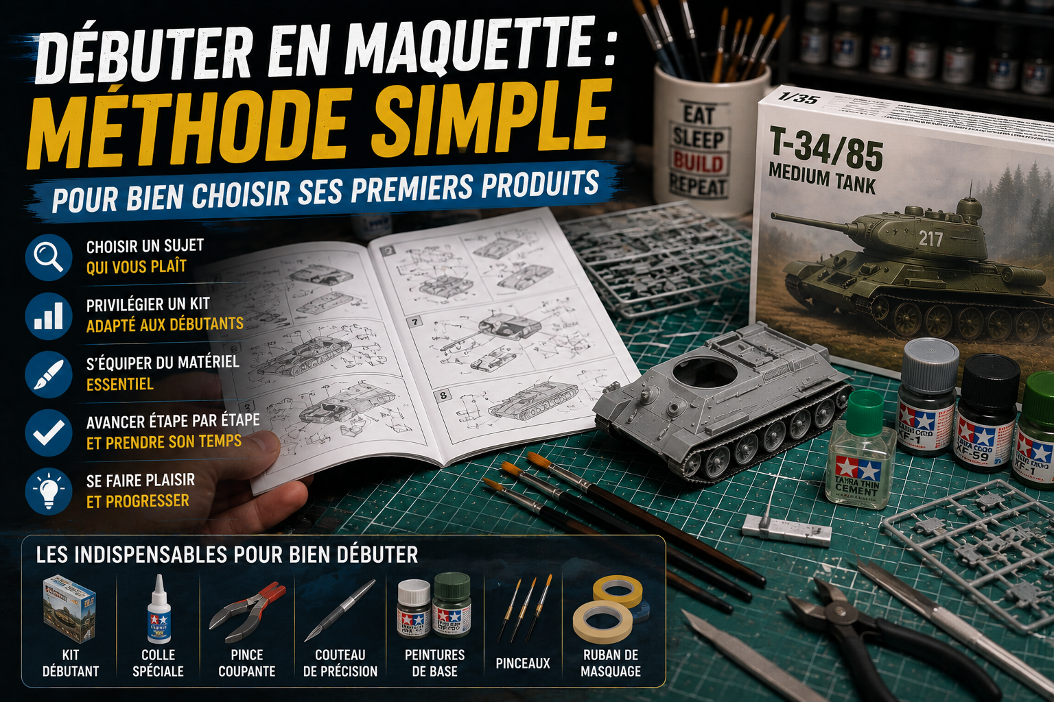 Getting started in scale modeling: a practical method to choose your first products